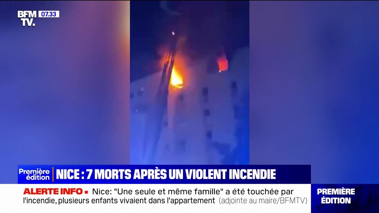 Ce que l'on sait de l'incendie d'un immeuble à Nice qui a fait au moins sept morts dont un enfant