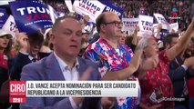 J.D Vance acepta nominación para ser candidato republicano a la vicepresidencia