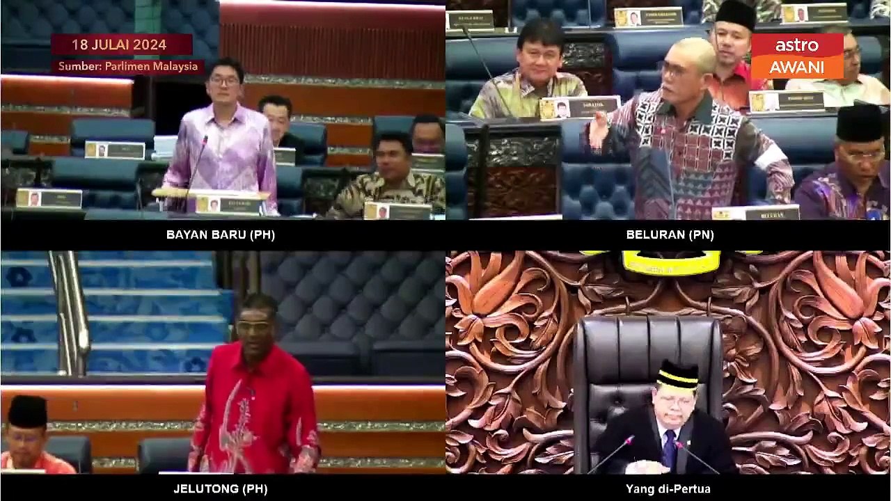 Bila 'you' hina pegawai kerajaan, 'that's too much' - Speaker