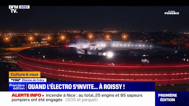 Un concert électro a eu lieu sur le toit du Terminal 1 de Roissy-Charles-de-Gaulle pour fêter les 50 ans de l'aéroport