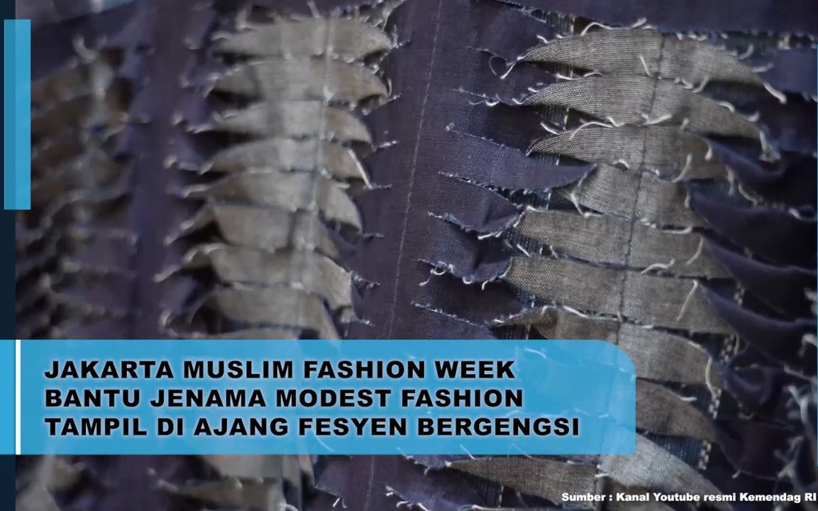 Jakarta Muslim Fashion Week Bantu Jenama Modest Fashion Tampil di Ajang Fesyen Bergengsi