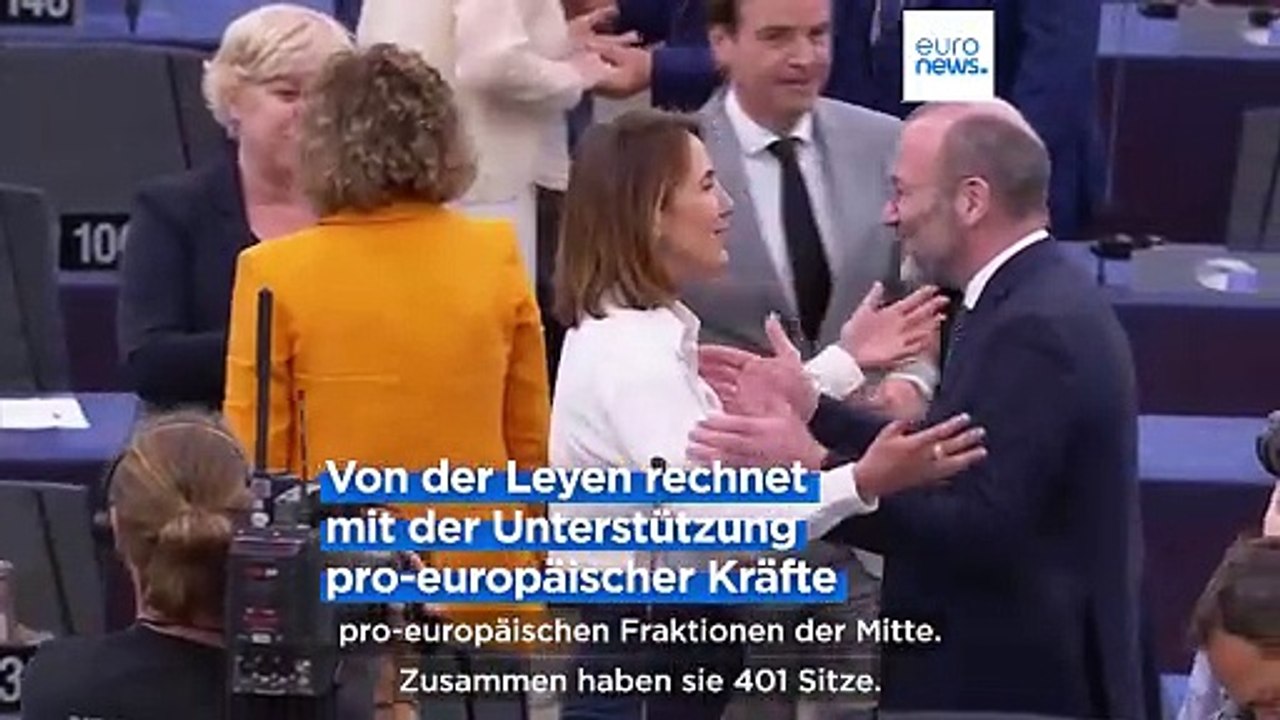 Es könnte knapp werden: EU-Kommissionspräsidentin von der Leyen stellt sich zur Wiederwahl