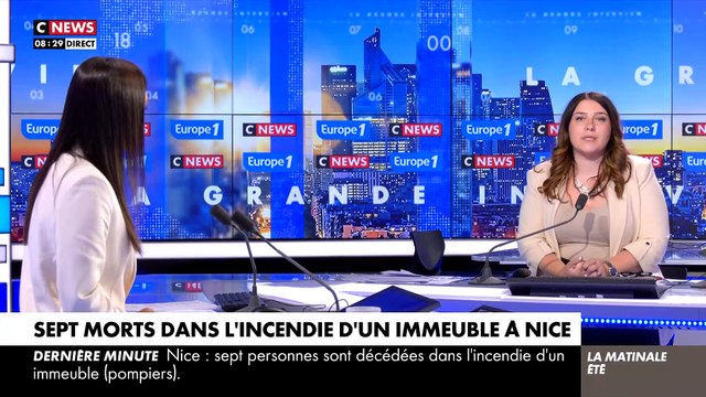Violent incendie dans un appartement à Nice: La piste criminelle privilégiée - Au moins sept personnes, dont 3 enfants, sont décédées - Une autre victime est en urgence absolue et deux autres en urgence relative