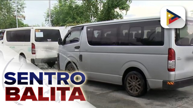 Ilang shuttle service sa Laguna na walang prangkisa, hinarang ng SAICT sa anti-colorum operations