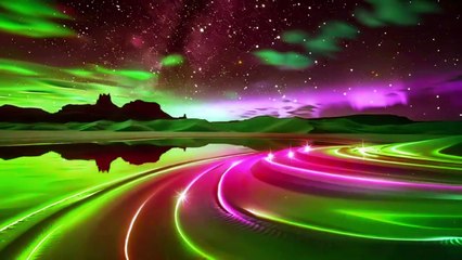 Neon Rave in the Desert