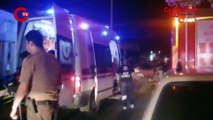 Samsun'da otomobil bariyerlere çarptı 1 ölü, 2 yaralı