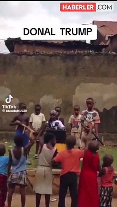 Ugandalı çocuk grubunun, Trump suikast girişimini canlandıran videosu viral oldu