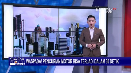 Hanya Butuh 30 Detik, Motor Raib Digasak Pencuri di Malang