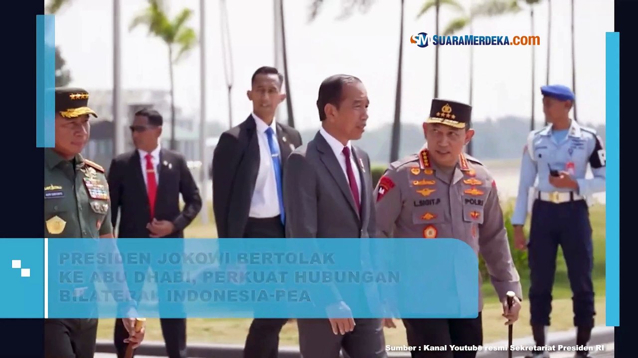 Presiden Jokowi Bertolak ke Abu Dhabi, Perkuat Hubungan Bilateral Indonesia-PEA