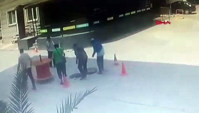 Görme engelli hamile kadın, kapağı açık bırakılan rögara düştü