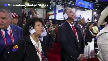 Republicans spotted wearing ear bandages in solidarity with Trump