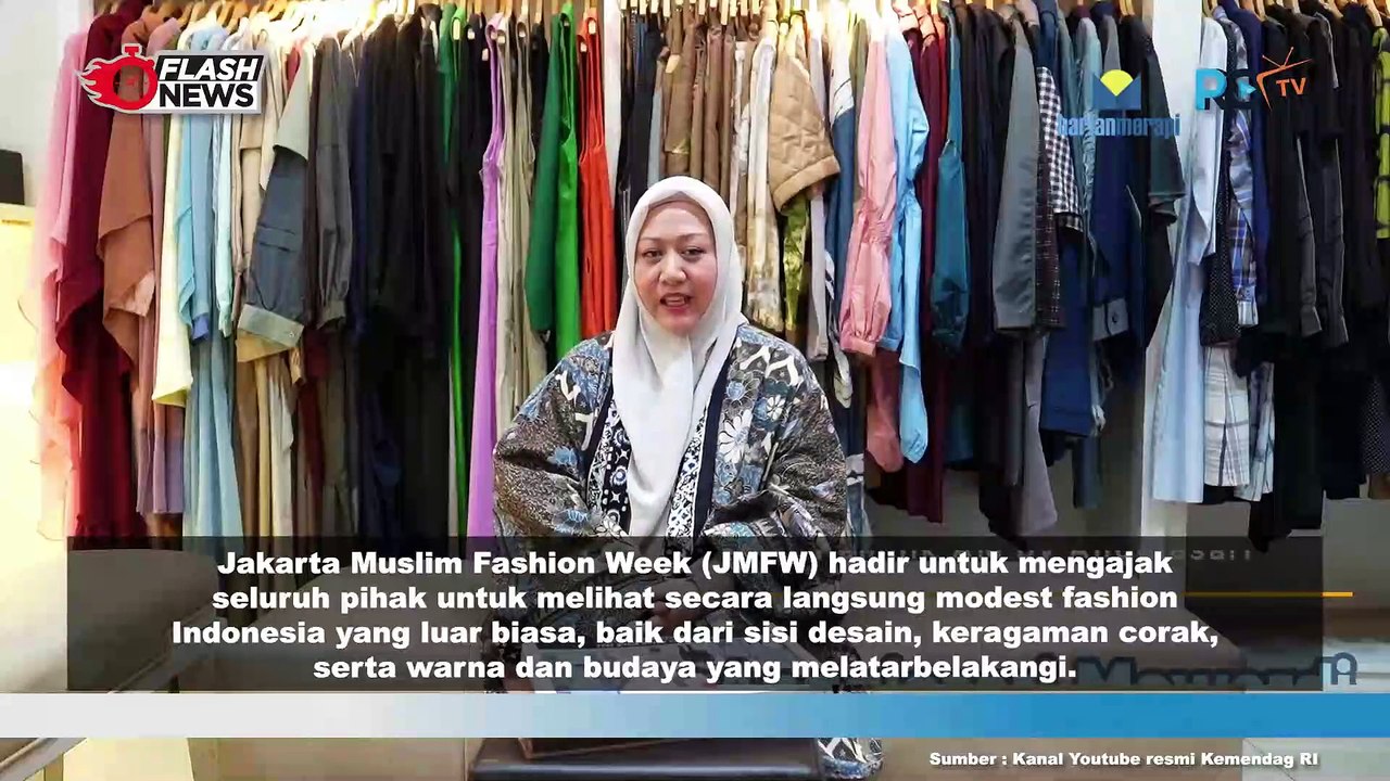 Jakarta Muslim Fashion Week Bantu Jenama Modest Fashion Tampil di Ajang Fesyen Bergengsi