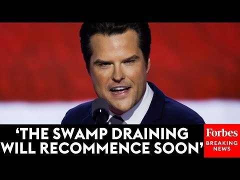 We Are On A Mission To Rescue And Save This Country': Matt Gaetz Delivers Fiery Remarks At The RNC