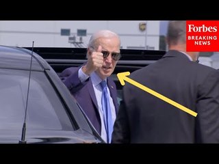 BREAKING NEWS: President Biden Boards Air Force One Without A Mask After Testing Positive For Covid