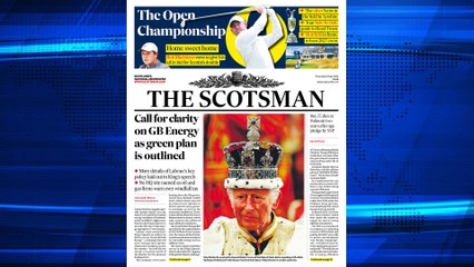 The Scotsman Bulletin Thursday July 18 2024 #TheOpen