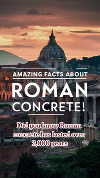 Unbelievable Facts About Ancient Roman Concrete! | The Secret Behind 2,000-Year-Old Structures