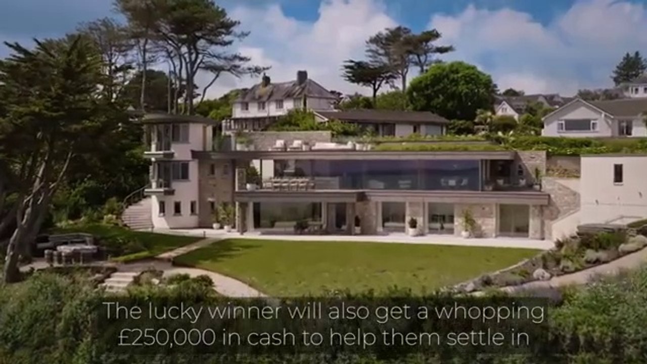 £4.5m Cornwall coastal home up for grabs in Omaze prize draw