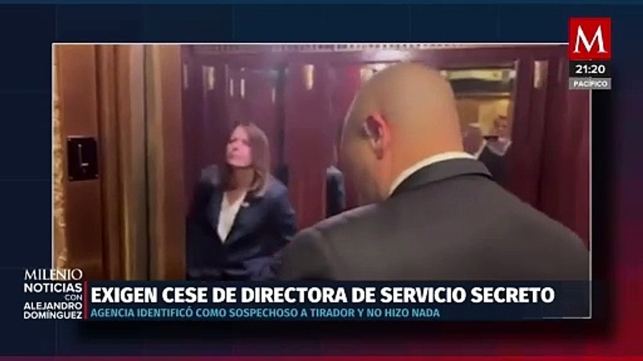 Exigen destitución de directora del Servicio Secreto tras identificación previa del tirador de Trump