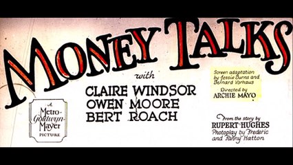 Money Talks (1926) Lost Film Stills Reconstruction