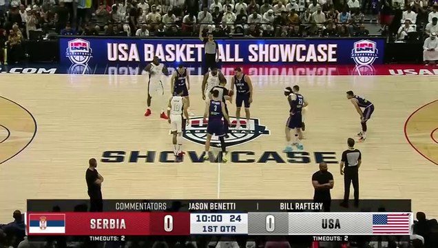 USA vs SERBIA _ USAB SHOWCASE _ FULL GAME HIGHLIGHTS _ July 17, 2024