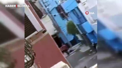 Görüntüler ortaya çıktı: İşte eski damadın dehşet saçtığı o anlar