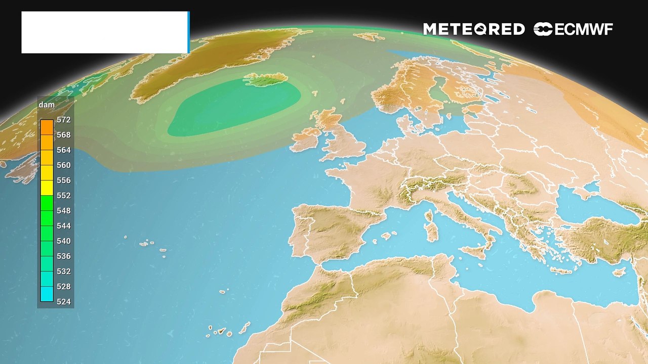 Alta pressione in declino al nord