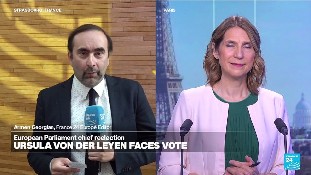 EU Parliament to decide on second term for Commission chief von der Leyen