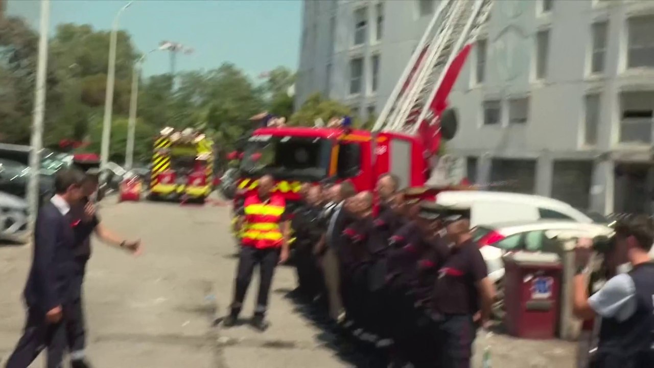 Incendie meurtrier Nice : Gabriel Attal et Gerald Darmanin viennent d'arriver sur les lieux du drame