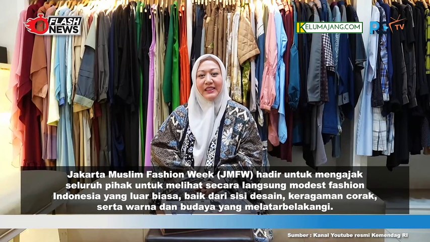 Jakarta Muslim Fashion Week Bantu Jenama Lokal Tampil di Fesyen Bergengsi