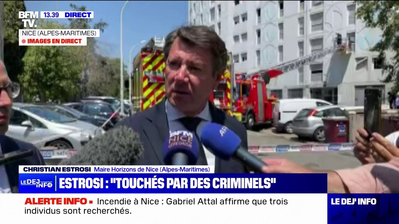 Christian Estrosi à propos de l'incendie mortel à Nice: "Près de 300 millions d'euros ont été dépensés dans cette cité pour pouvoir lui apporter un nouveau paysage"