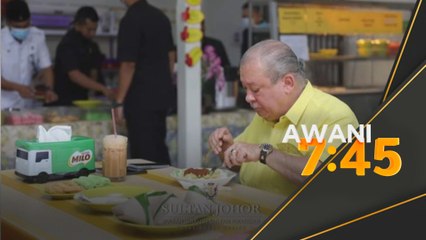 #AgongKita: Lontong Mahkota, teh tarik ais antara kegemaran Sultan Ibrahim