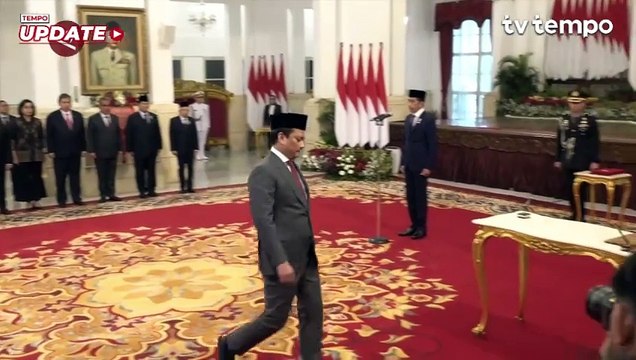 Jokowi Lantik Dua Politisi Gerindra dan Anak Buah Bahlil Jadi Wamen