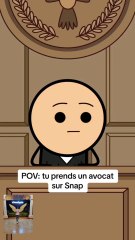 POV : Tu as pris ton avocat sur Snapchat 