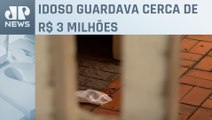 Corpo de idoso é encontrado amarrado e coberto por tapete em São Paulo