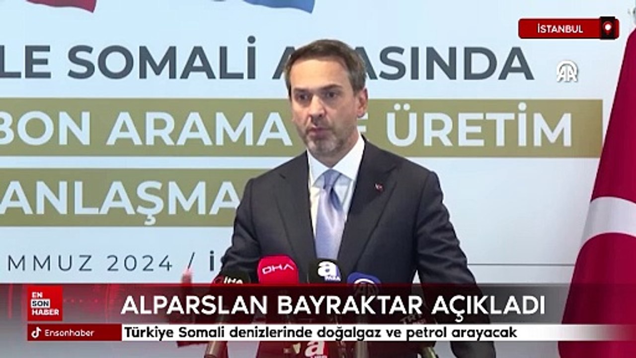 Bakan Bayraktar: Türkiye Somali denizlerinde doğalgaz ve petrol arayacak