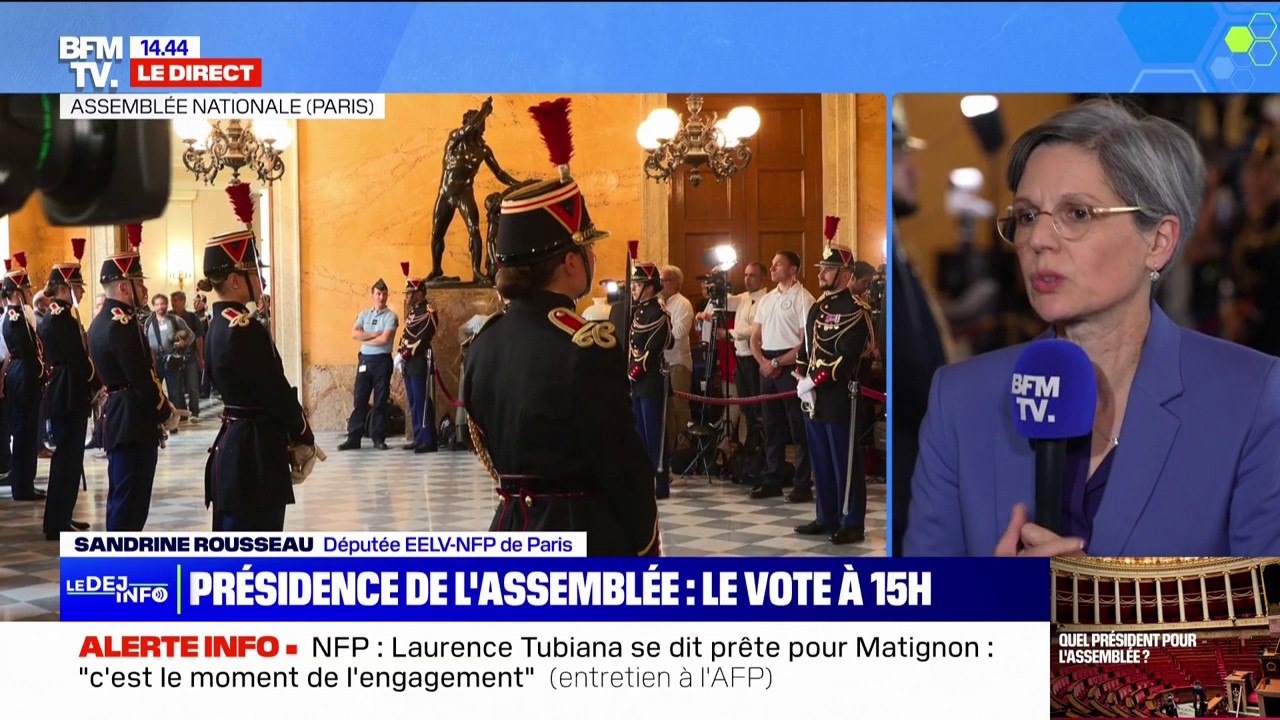 Sandrine Rousseau (EELV-NFP): "Emmanuel Macron joue avec la démocratie comme dans une partie de poker"