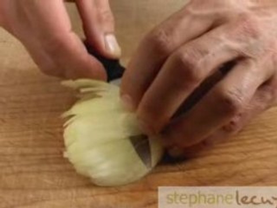 Ciseler un oignon