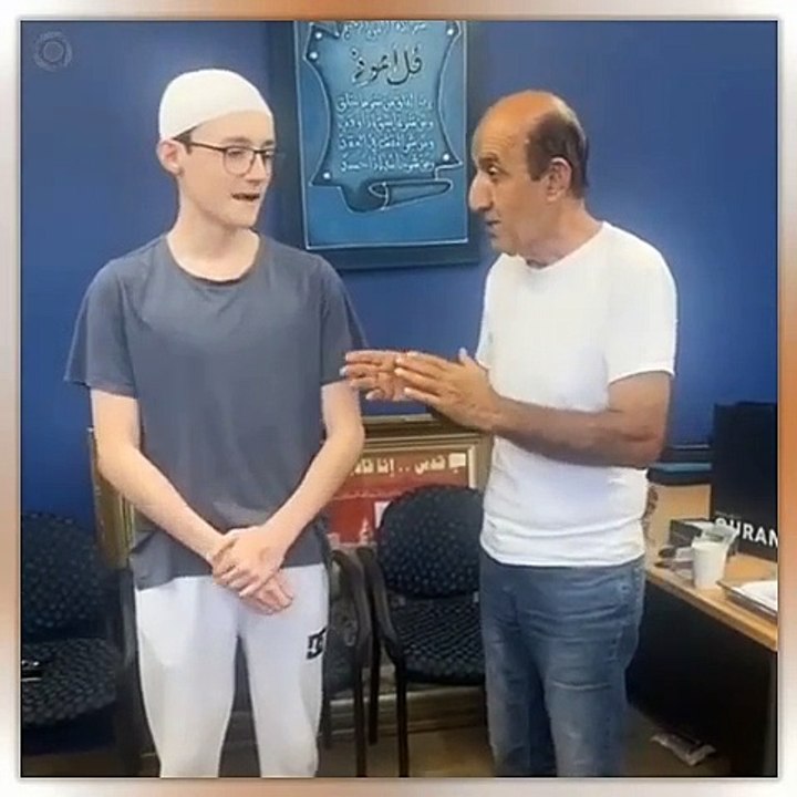 This is the young man accepted Islam