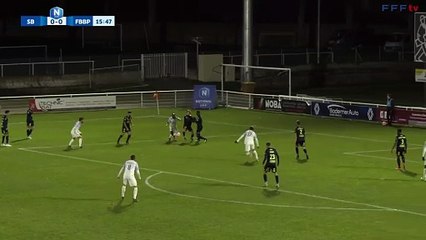 L'ouverture du score d'Antoine Mille pour le FBBP