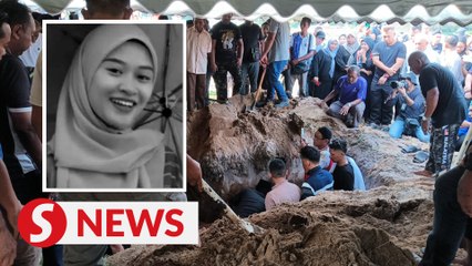 Remains of Nur Farah Kartini laid to rest in Pekan