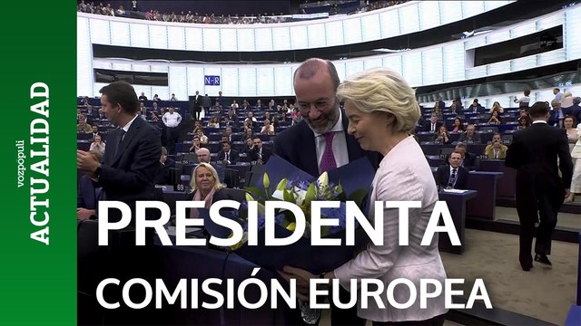 Ursula von der Leyen es reelegida como presidenta de la Comisión Europea