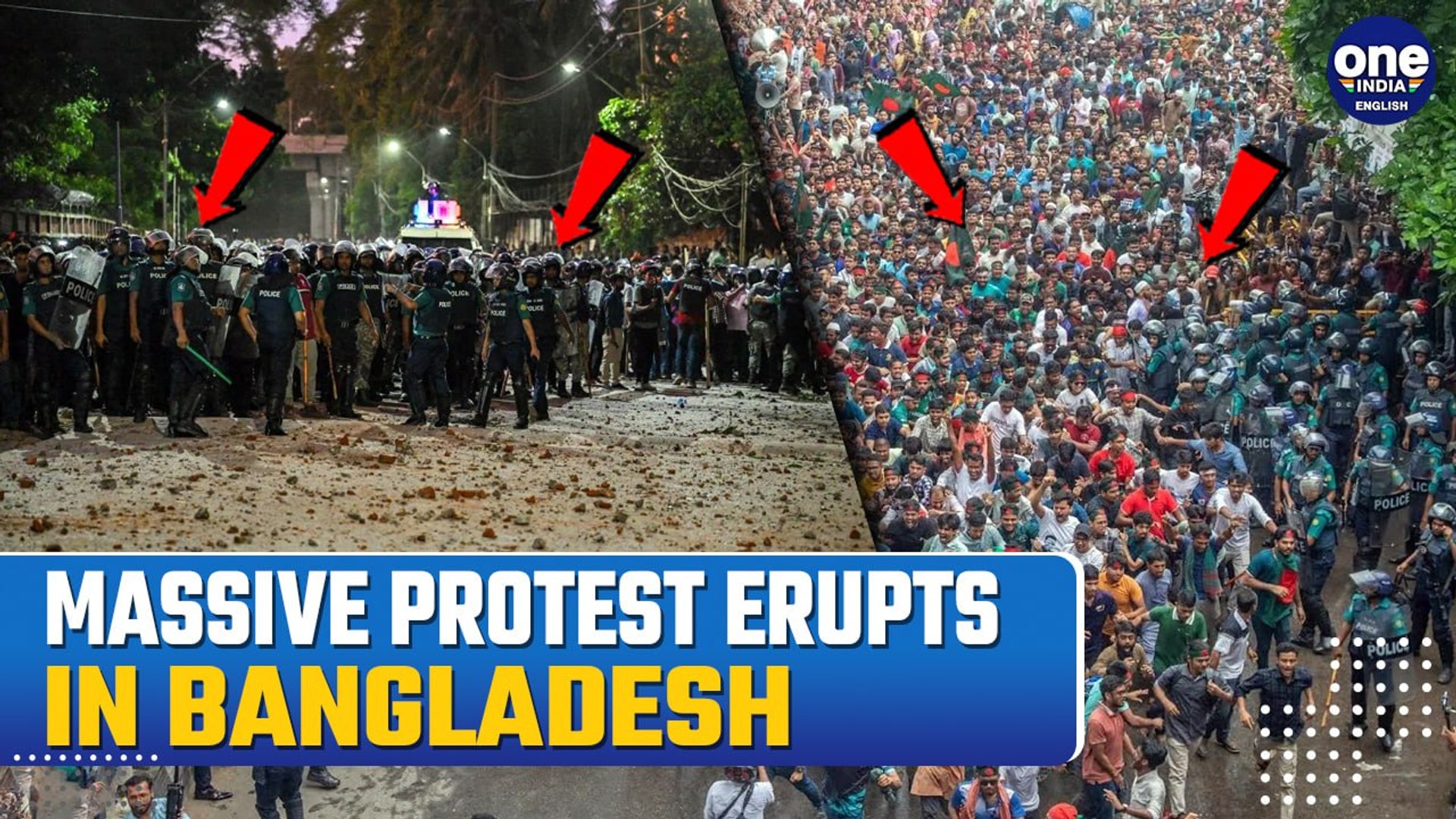 ⁣Deadly unrest over job quotas grips Bangladesh, Indian residents in Bangladesh urged to avoid travel