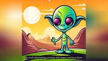 A friendly alien who comes to Earth reels