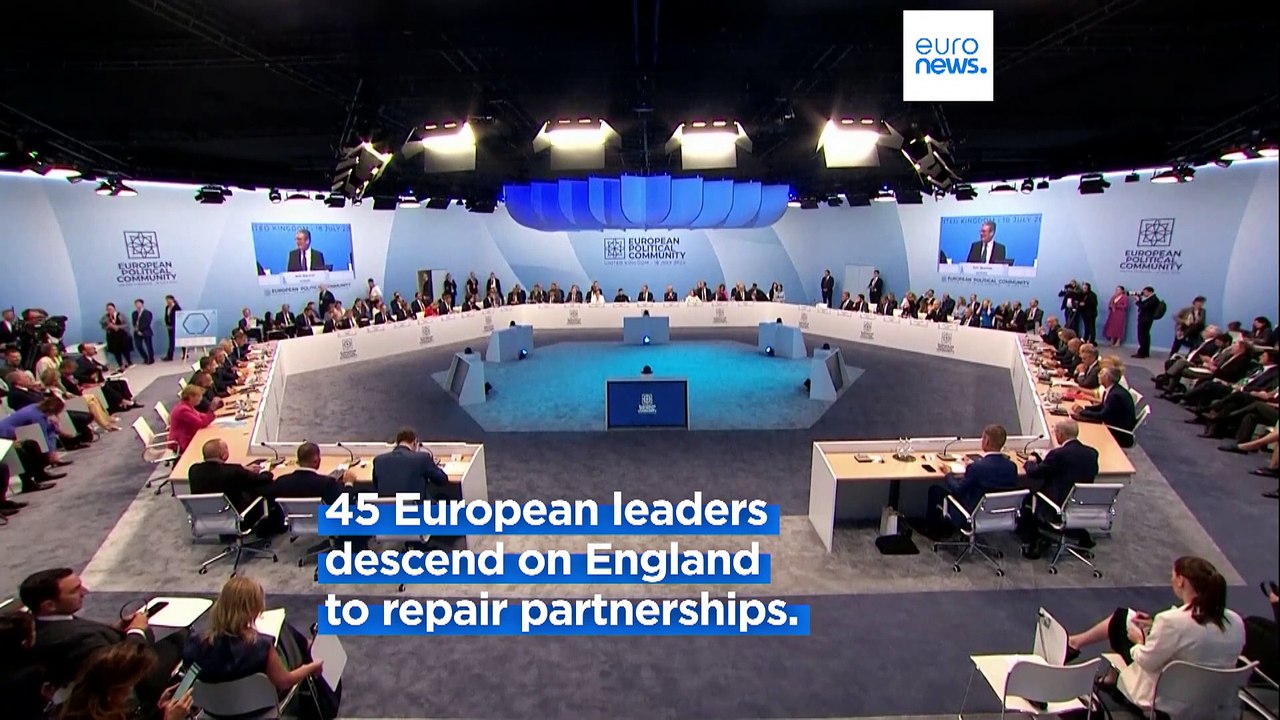 Big summit of European leaders kicks off, focusing on Ukraine and EU-UK ties