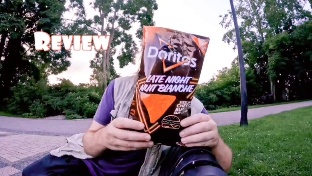 Late Night sizzlin cheeseburger Doritos Limited Time Only Review