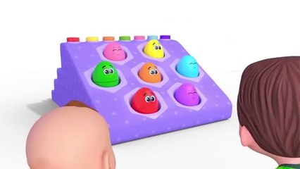 Surprise Eggs Song | Learn Colors | Newborn Baby Songs | Nursery Rhymes