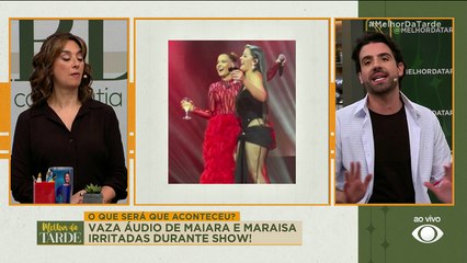 O que aconteceu? Vaza áudio de Maiara e Maraisa irritadas durante show