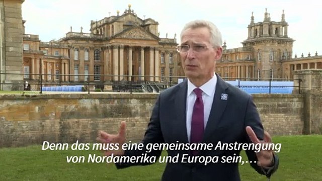 Stoltenberg: US-Unterstützung für die Ukraine extrem wichtig