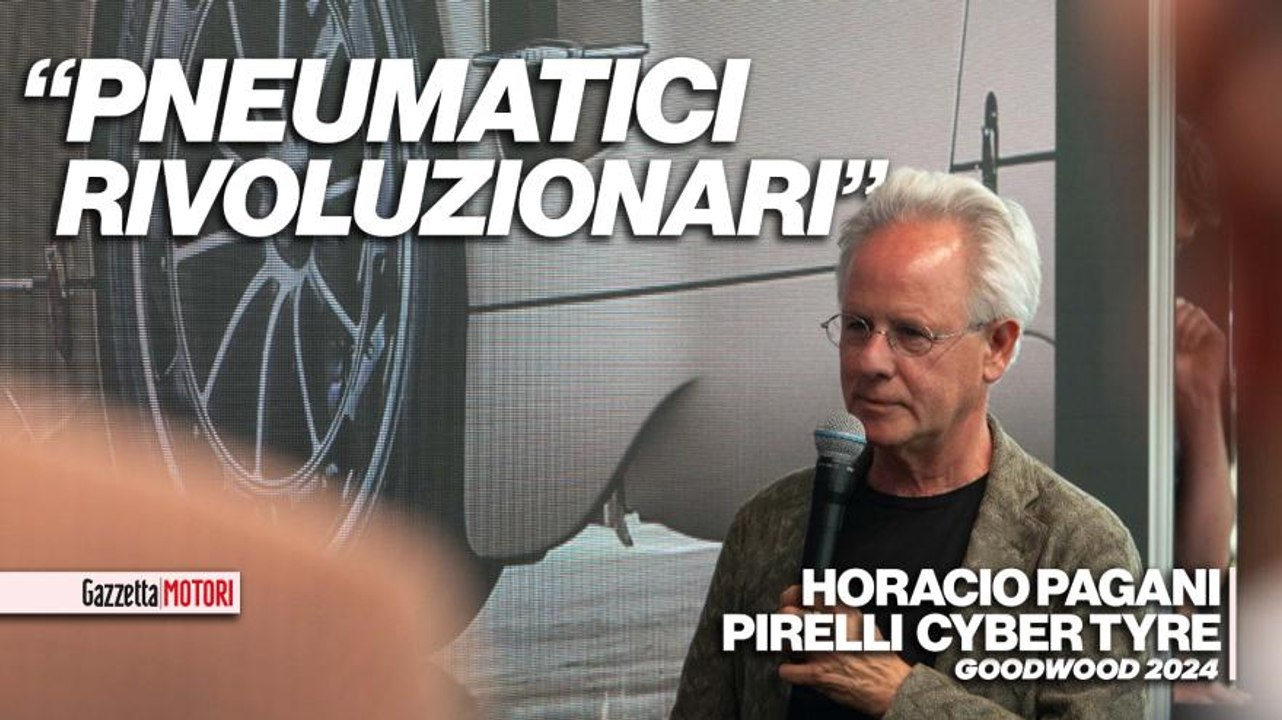 Horacio Pagani e Pirelli Cyber Tyre: "Una gomma con la sensibilità di una mano"
