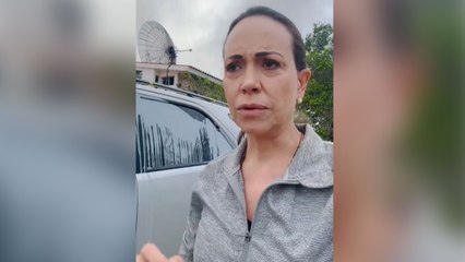 María Corina Machado denuncia sabotaje